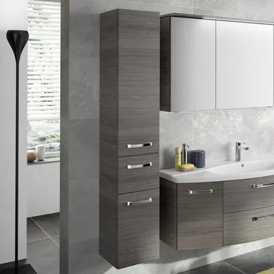Produktbild von Pelipal Serie 4010 Hochschrank 30 x 168 cm mit 2 Drehtüren und 1 Auszug