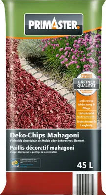 Produktbild von Primaster Hackschnitzel Garten Mahagoni 45 L