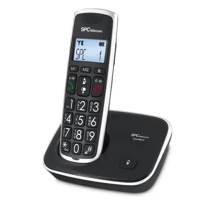Produktbild von SPC 7609 DUO Schnurlostelefon, Rufnummernanzeige, Freisprechfunktion, DECT