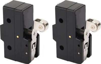 Image de 2 Pcs Micro Limit Switch 160OF 42RF 2.7PT 2.4OT 0.5MD 30.2OP 32.5FP NO NC Roller Lever Limit Switch 250VAC