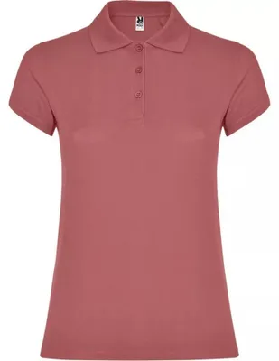 Productafbeelding van Roly - "Star" poloshirt voor dames, model LT5622 (XXL), kleur: chrysant rood