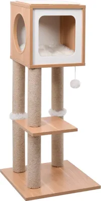 Immagine prodotto di Albero per gatti - Mobile per gatti - Tiragraffi in sisal - 90 cm di altezza