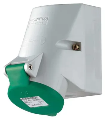 Produktbild von Mennekes Wanddose 16A,4p,10h,>50-500V 1726