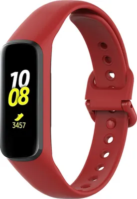 Produktbild von Strap-it Samsung Galaxy Fit 2 Silikonarmband (Rot)