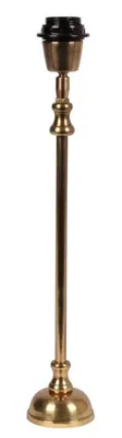 Zdjęcie produktu dla Kolekcja Barokowa. Wysokiej jakości lampa stojąca. Podstawa lampy. Wysokość: 45 cm. Wymiary: 45x8x8 cm. Materiał: mosiądz, kolor: złoty