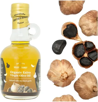 Produktbild von Voliotis | Olivenöl - Knoblauchgeschmack - 250 Ml - Ungefiltert - Kaltgepresst