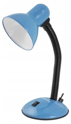 Produktbild von Esperanza Schreibtischlampe E27 Blau mit flexiblem Arm
