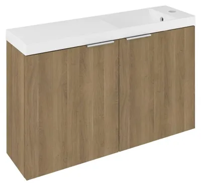 Produktbild von LATUS X Unterschrank mit Waschtisch 80x54,5x22cm, Eiche cuneo