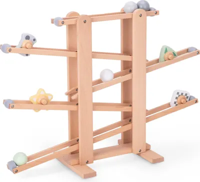 Produktbild von Kugelbahn aus Holz – Motorikförderung und kreativer Spielspaß