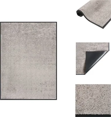 Obrázok produktu pre rohožka vidaXL Grey 60x80 cm - Rohožky