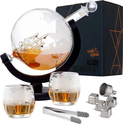 Image de Verres à whisky & décanteurs Oak & Steel Globus