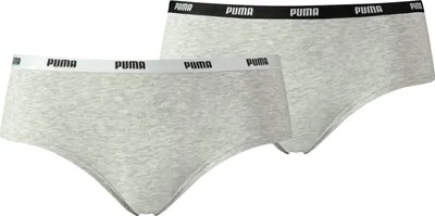 Produktbild von 2er Pack PUMA Hipster Damen grey / grey XS
