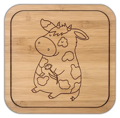Produktbild von Mr. & Mrs. Panda Tischschoner Kuh - Transparent - Geschenk, kork untersetzer, Kühe, Träume, Tassenuntersetzer, gläseruntersetzer, Magie, Coaster, Bauernhof, Hof, Spruch