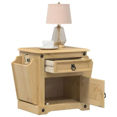 Produktbild von vidaXL Nachttisch Corona 45x35x47,5 cm Massivholz Kiefer