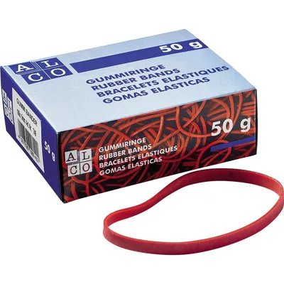 Produktbild von ALCO Gummiband 7631 6x200mm rot 1000g