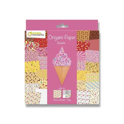 Obrázok produktu pre Set papiere na origami Clairefontaine - sladkosti Avenue Mandarine