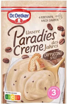 Produktbild von Dr. Oetker Paradies Creme Cappuccino Style 55g