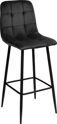 Immagine prodotto di Hamilton bar hocker nero Velluto
