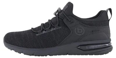 Produktbild von bugatti Basic Sneaker Slip on Mesh-Material für sportliche Looks, Easy-Lacing-Verschluss zum einfachen Anziehen, Herausnehmbare Fußbetten mit Memory-Dämpfung schwarz 46 EU