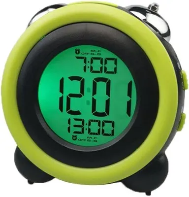 Imagen del producto de Kit despertador con luz nocturna y funcionamiento a pilas - color - incluye 1 instalación de alarma y 1 función de despertador