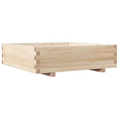 Immagine prodotto di vidaXL Fioriera 90x90x26,5 cm in legno di pino massiccio