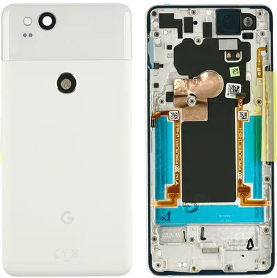 Produktbild von Gehäuse Rückseite für Google Pixel 2, Weiß