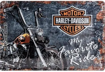 Produktbild von Nostalgic-Art - Blechschild 20 x 30cm - Harley-Davidson - Favourite Ride