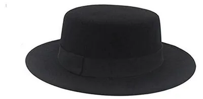 Produktbild von Fedora Hut Damen/Herren Schwarz Wollmischung/Polyester One Size