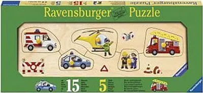 Produktbild von Ravensburger 03210 - Meine Lieblingsberufe, 5 Teile Holzpuzzle