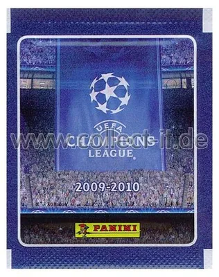 Zdjęcie produktu dla Naklejki Panini Liga Mistrzów 2009–2010 – 1 torebka