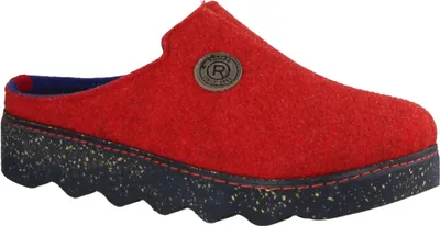 Produktbild von Rohde 6120-43 Damenschuhe, Hausschuhe, Rot, Softfilz, Wechselfußbett, - Haus - hüttenschuhe Damen Hausschuhe, Rot