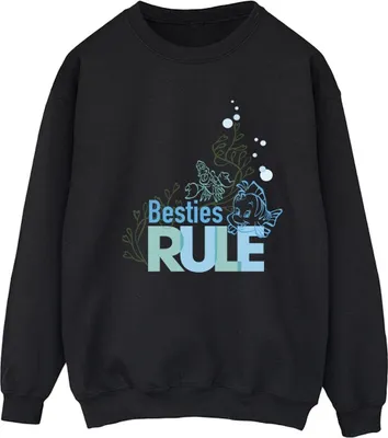 Produktbild von Disney - "The Little Mermaid Besties" Sweatshirt für Damen BI23414 (XL) (Schwarz)