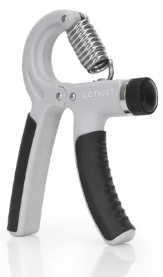 Productafbeelding van Actiget® Handtrainer | Handknijper | Verstelbaar | Grijs/Zwart | 20-50 Kg