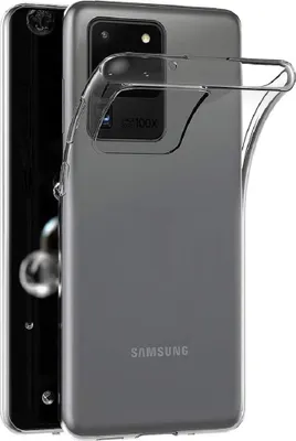 Produktbild von Wisam Schutzhülle für Samsung Galaxy S20 Ultra 6,9" Silikon Clear Case Transparent