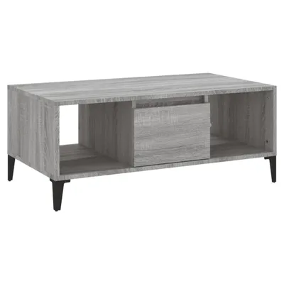 Produktbild von vidaXL Couchtisch Grau Sonoma 90x50x36,5 cm Holzwerkstoff