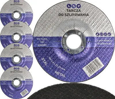 Produktbild von LSP Schleifscheiben Metall INOX Stahl 125mm 6mm 5 Stück