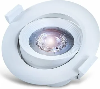 Obrázok produktu pre LED 10W COB zapustené bodové svietidlo 45° otočné Ø120mm okrúhle teplé biele bodové zapustené svietidlo 800 lumenov stropné svetlo biele