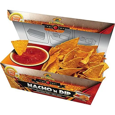 Obrázok produktu pre El Sabor Nacho n Dip Chilli nachos s dipom zo salsy pripravené na podávanie 175g