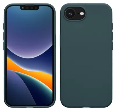 Produktbild von kwmobile Handyhülle für Apple iPhone 17e / iPhone 16e Hülle - TPU Case - Kabelloses Laden - Schutzhülle Cover in Dunkler Schiefer