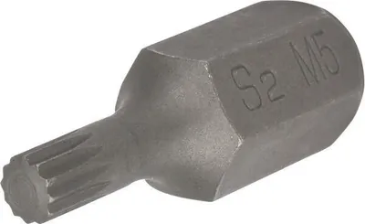 Obrázek produktu pro BIT 10 mm (3/8") s vícehranným úchytem M 5×30 mm