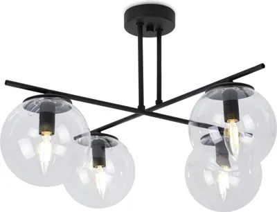 Produktbild von Loft Hängelampe – Moderne Deckenlampe Kronleuchter für Wohnzimmer im Industrie Design