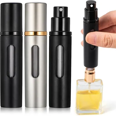 Imagen del producto de Atomizadores de perfume recargables, de 8 ml, paquete de 2 unidades, ideales para llevar