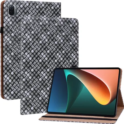 Produktbild von Für Xiaomi Mi Pad 5 / 5 Pro 11.0 Schwarz Kunst Leder Hülle Tablet Tasche Etuis