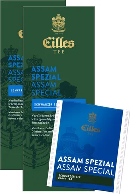 Produktbild von EILLES TEE Teebeutel Assam Spezial, Sparpack mit 2x25er Box