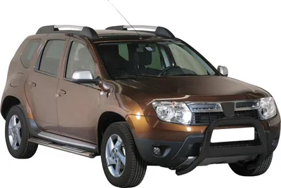 Image de Pare-buffle Avant pour Dacia Duster 2010-2017 63 mm en Acier Noir