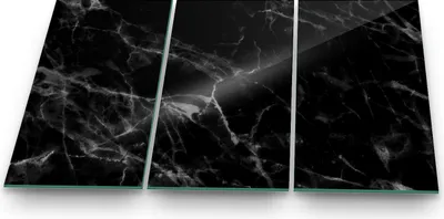 Produktbild von Herdabdeckplatte Abdeckung Glaskeramikkochfeld Abdeckplatte 3-Teilig 90x52 Schwarz Schutz