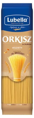 Zdjęcie produktu dla Spaghetti z mąki z pszenicy durum i jęczmienia, Lubella, 400 g