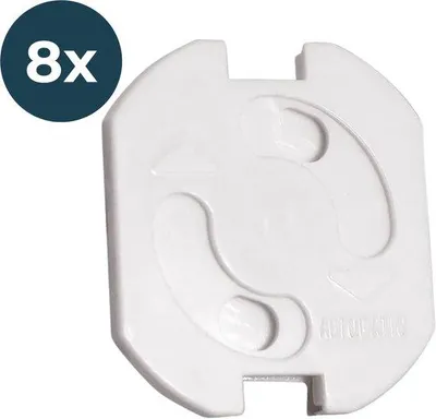 Produktbild von Laavir® 8 Stück Steckdosensicherung - Sehr Starke 3M Klebestreifen - Sichere Steckdosenabdeckung - Kindersicherung