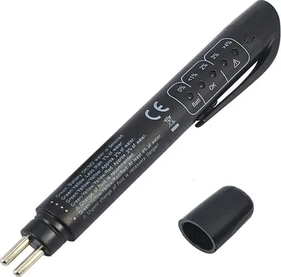 Produktbild von Bremsflüssigkeitstester Brake Fluid Tester Bremsflüssigkeitsprüfer LED Auto Fahrzeug Prüfgerät Bremsflüssigkeiten  DOT 3/4/5 DOT3 DOT4 DOT5 KFZ Retoo
