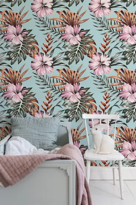 Produktbild von Coloray Fototapete 152x104 cm Latextapete Magicstick -  Hibiscus flowers Floral